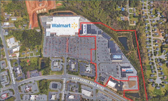 Winston-Salem NC: Oak Summit Shopping Center - Retail Space For