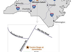 
                                	        Centre Stage at Jonestown: Map
                                    