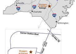 
                                	        Shoppes at Garner: Map
                                    