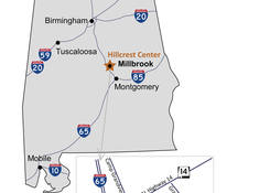 
                                	        Hillcrest Shopping Center: Map
                                    