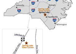 
                                	        Spring Lake Town Center: Map
                                    
